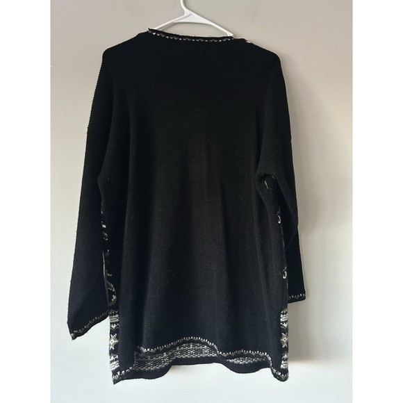 Vintage Carolina Colours Made In USA Abstract Tunic Sweater Size 1X Retro Unique - Picture 2 of 11